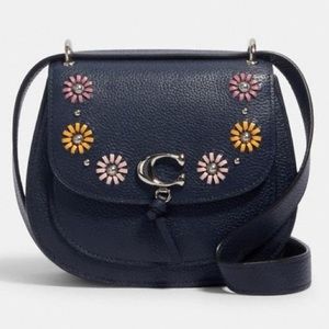 NWT COACH 1331 Remi Saddle Whipstitch Daisy